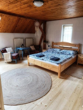 Tuhaň dům na samotě u lesa